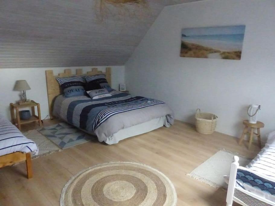 Cottage Entre Mer Et Campagne ポン・スコルフ エクステリア 写真