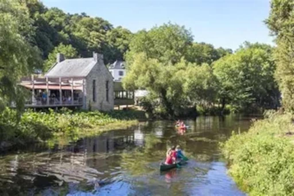 Cottage Entre Mer Et Campagne ポン・スコルフ エクステリア 写真