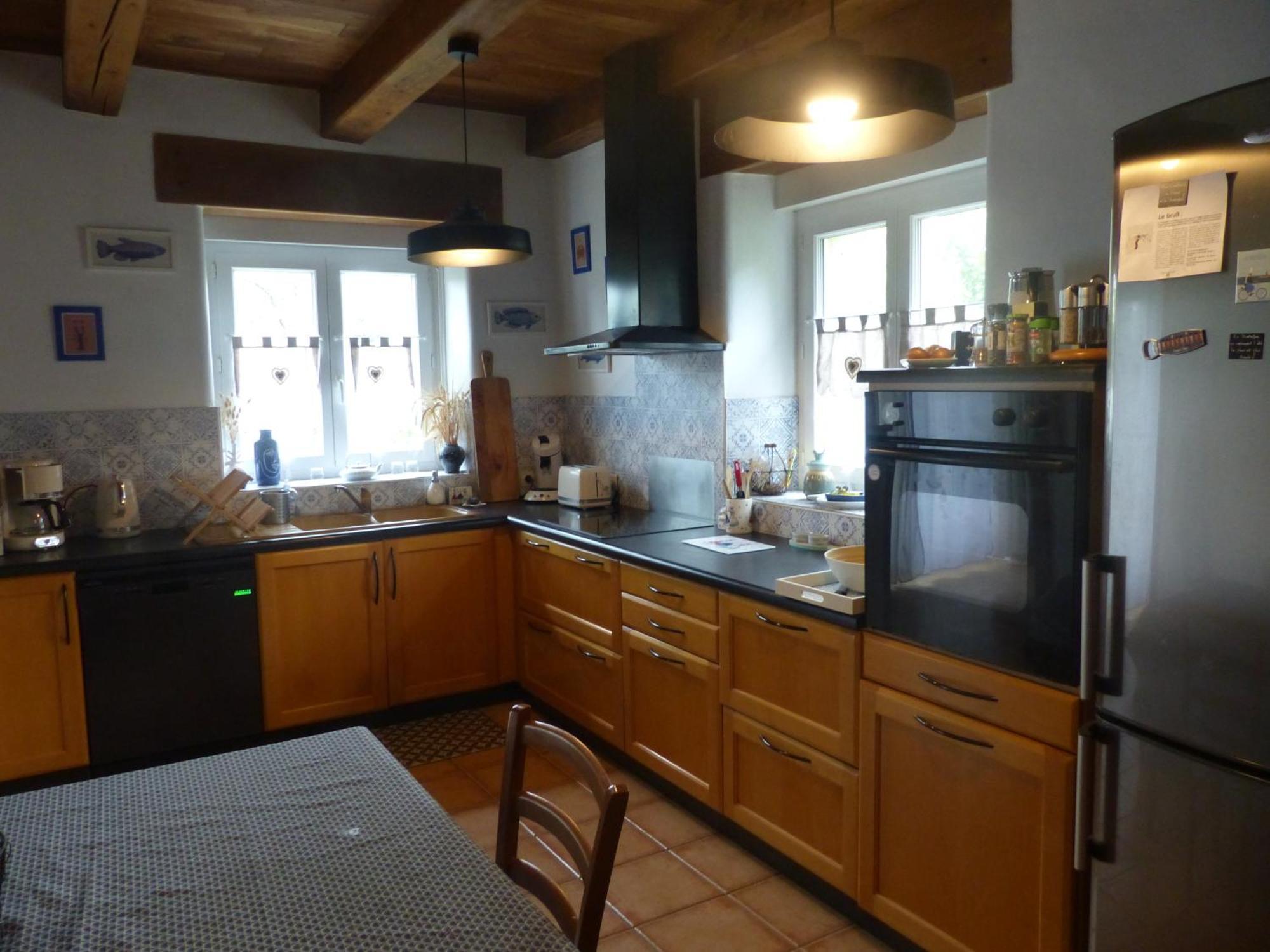 Cottage Entre Mer Et Campagne ポン・スコルフ エクステリア 写真
